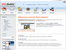 Tablet Screenshot of akademie.viomatrix.de